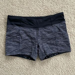 EUC Lululemon Stretch Spandex Biker Pocket Shorts 10 (3.5” inseam)